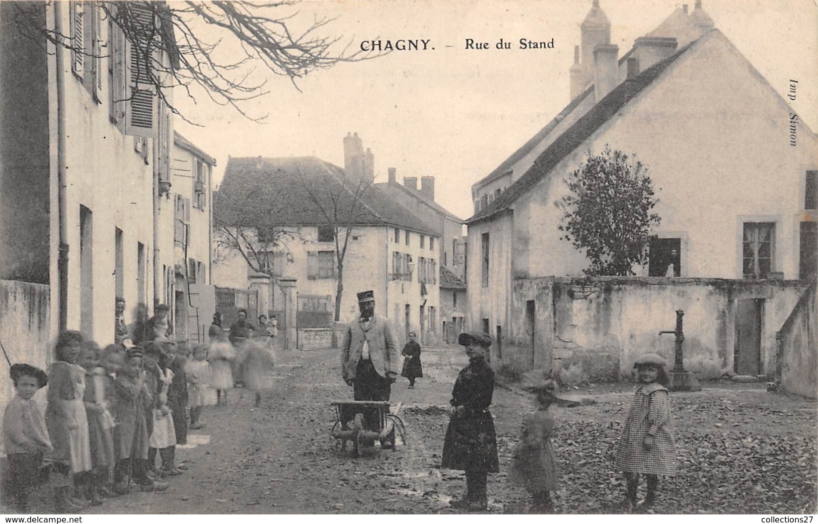 71-CHAGNY- RUE DU STAND - Chagny