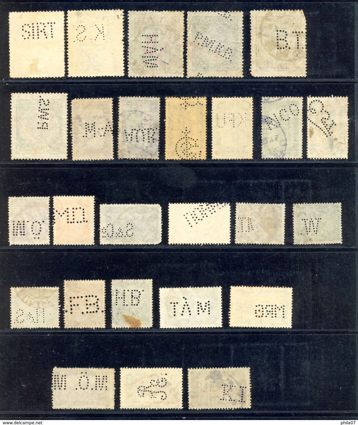 Hungary - Lot Of Various Perforation On Stamps, Various Quality / 2 Scans - Other & Unclassified