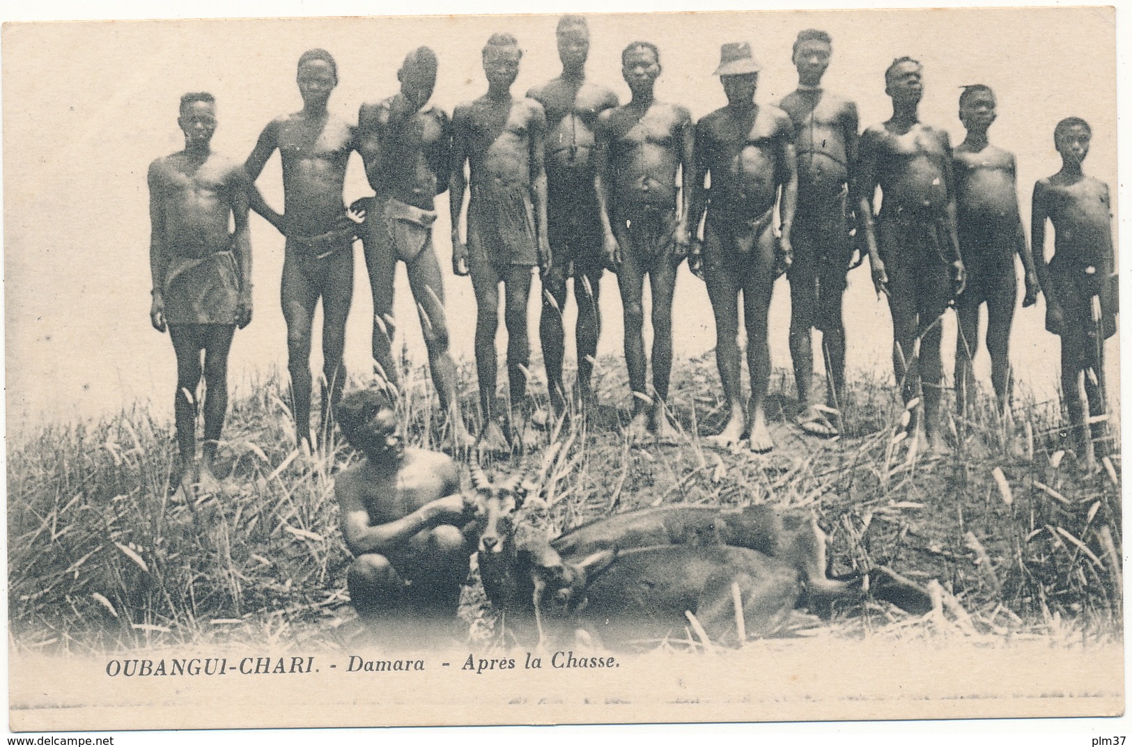 OUBANGUI CHARI - Damara - Après La Chasse - Centraal-Afrikaanse Republiek
