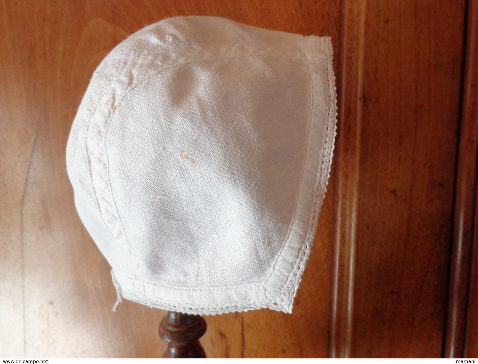 Coiffe  Ancienne -bonnet- A Restaurer Ou Pour Modele -bebe Pour Poupee Poupon - 1900-1940