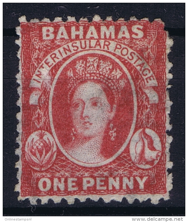 Bahamas: SG 20 Brown Lake Wmk CC  Perfo 12,5   MH/* Falz/ Charniere - 1859-1963 Kolonie Van De Kroon