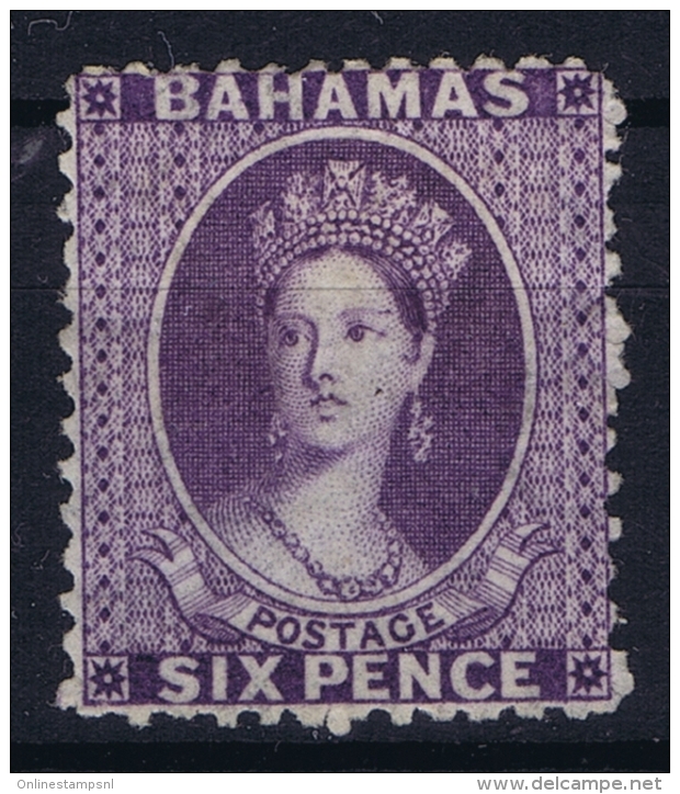 Bahamas: SG 31 Deep Violet Wmk CC  Perfo 12,5   Not Used (*) SG  Mi 7 - 1859-1963 Kronenkolonie