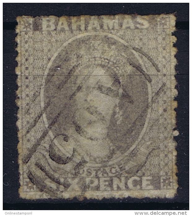 Bahamas: SG 6  Gestempelt/used/obl. 1861 Grey Lilac - 1859-1963 Kronenkolonie