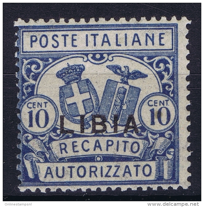 Italy Libia  Sa 2 Recapito Autorizzato Postfrisch/neuf Sans Charniere /MNH/**  1929 Dent 14 - Libya