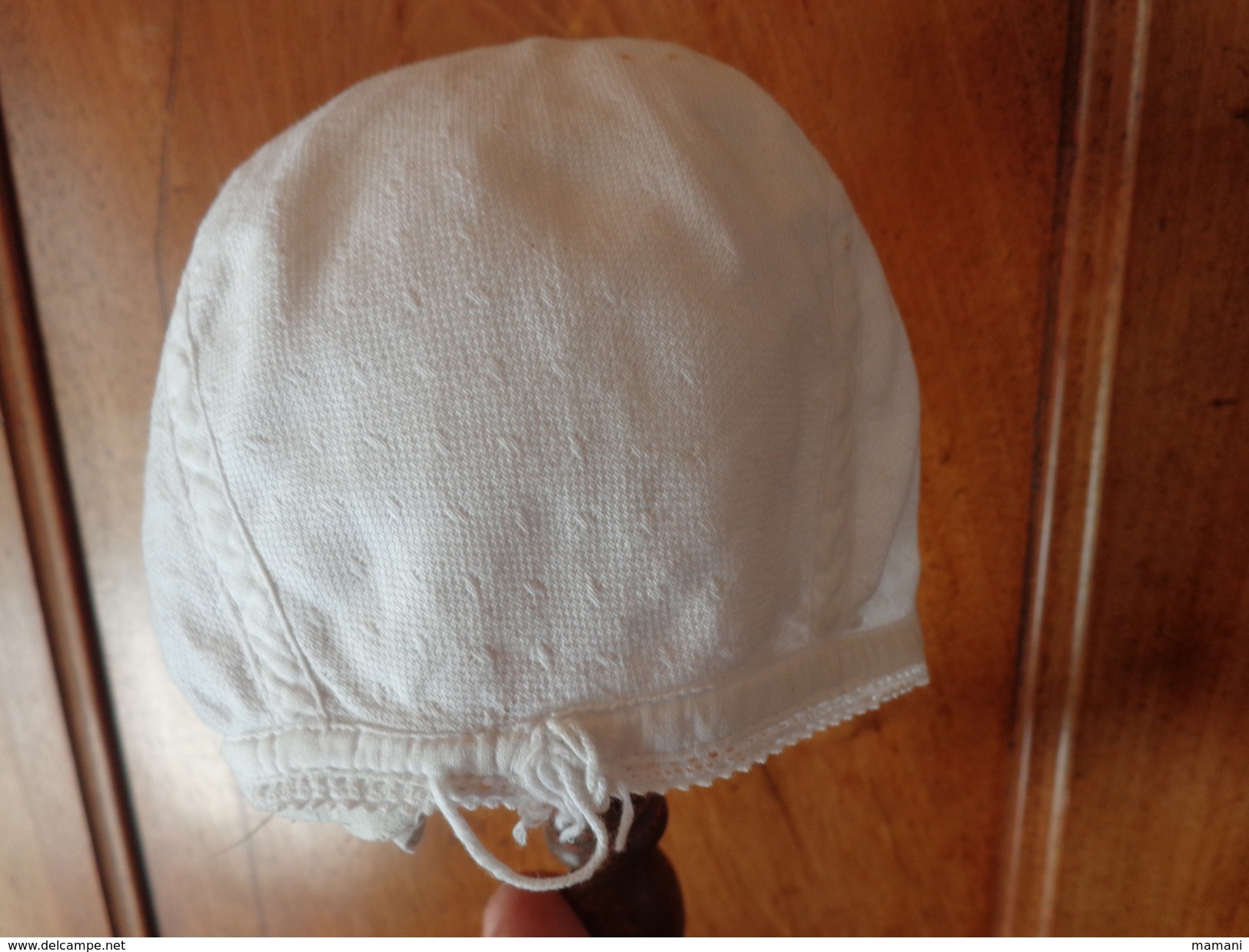 Coiffe  Ancienne Bonnet -- A Restaurer Ou Pour Modele -bebe Pour Poupee - 1900-1940