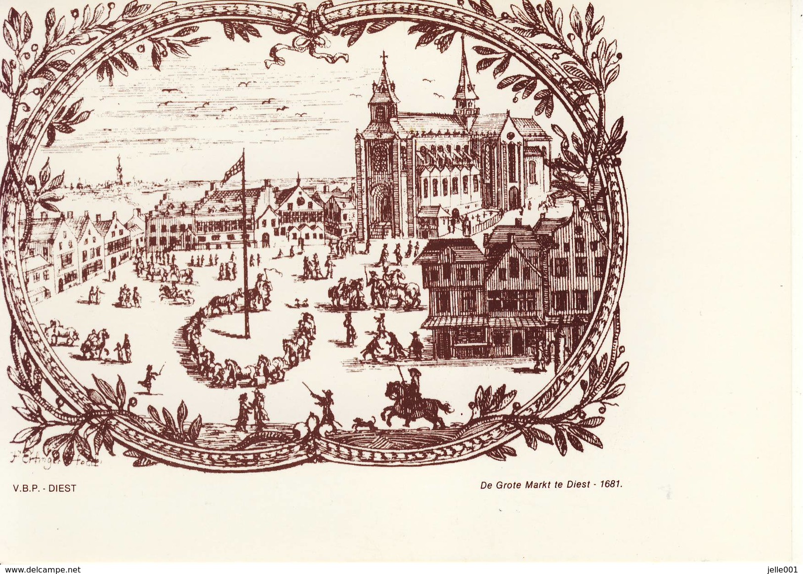 Diest  De Grote Markt 1681 - Diest