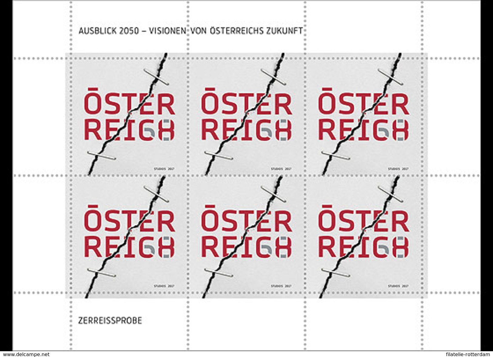 Oostenrijk / Austria - Postfris / MNH - Sheet Toekomst In 2050 2017 - Blocks & Sheetlets & Panes