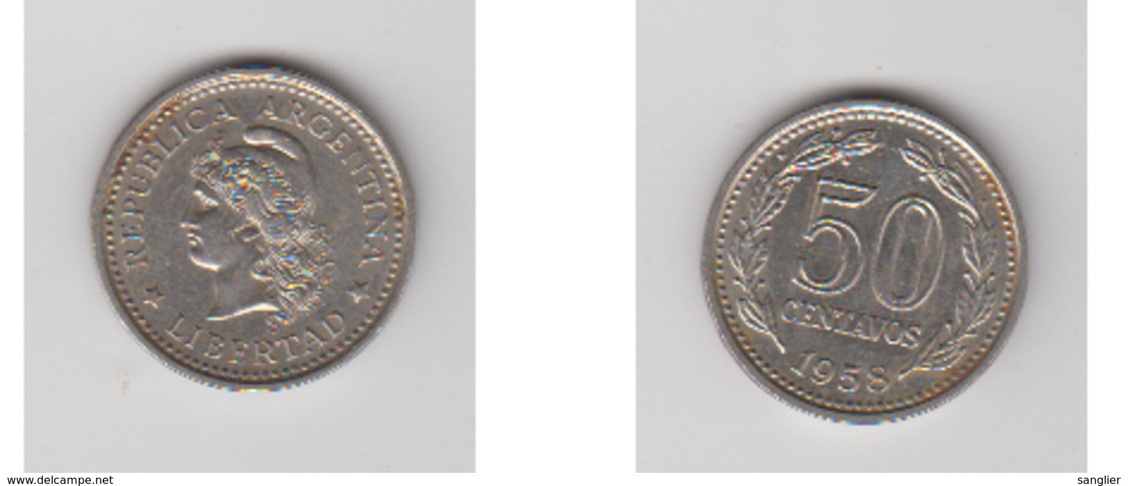 50 CENTAVO 1958 - Argentine