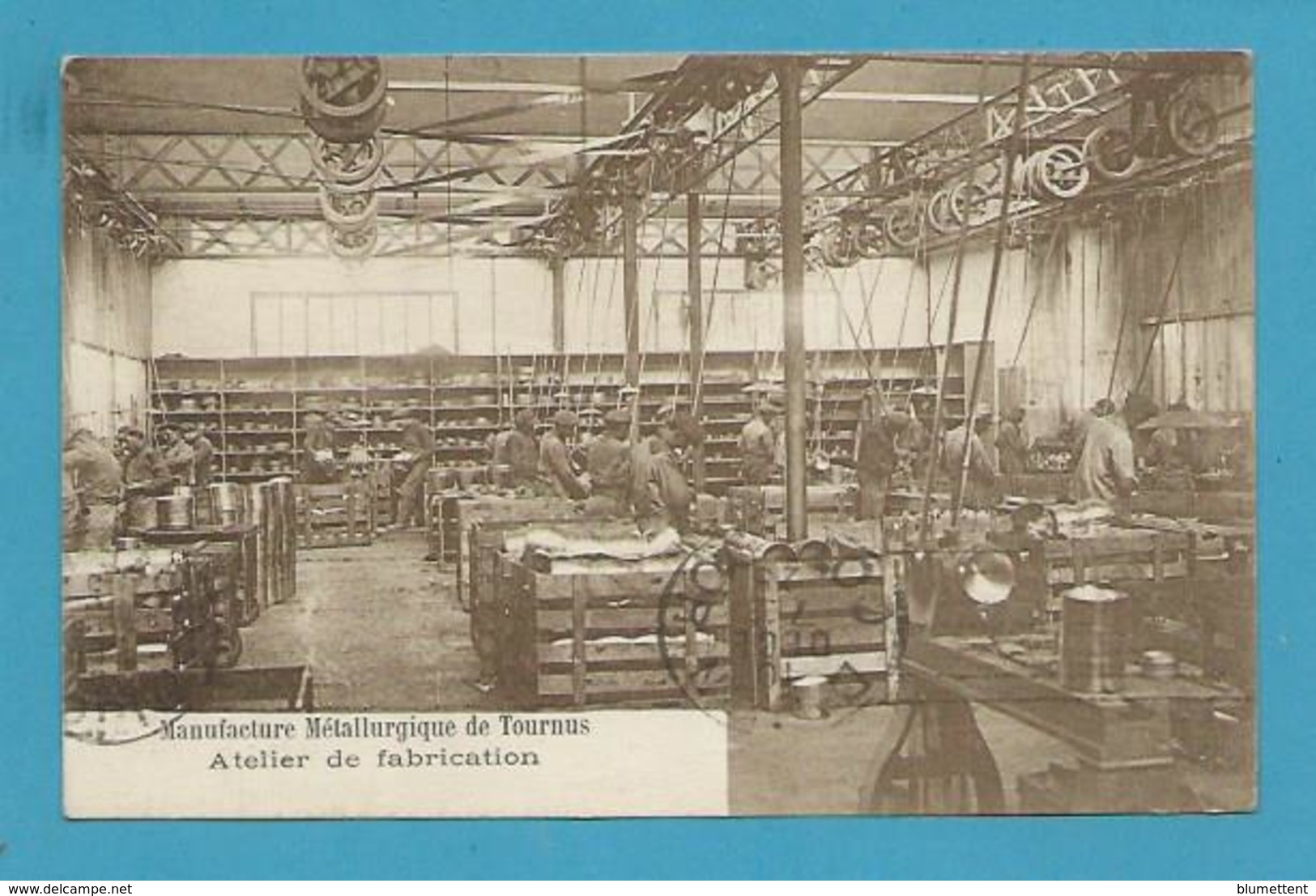 CPSM - Métier Ouvriers Atelier De Fabrication Manufacture Métallurgique De TOURNUS 71 - Autres & Non Classés