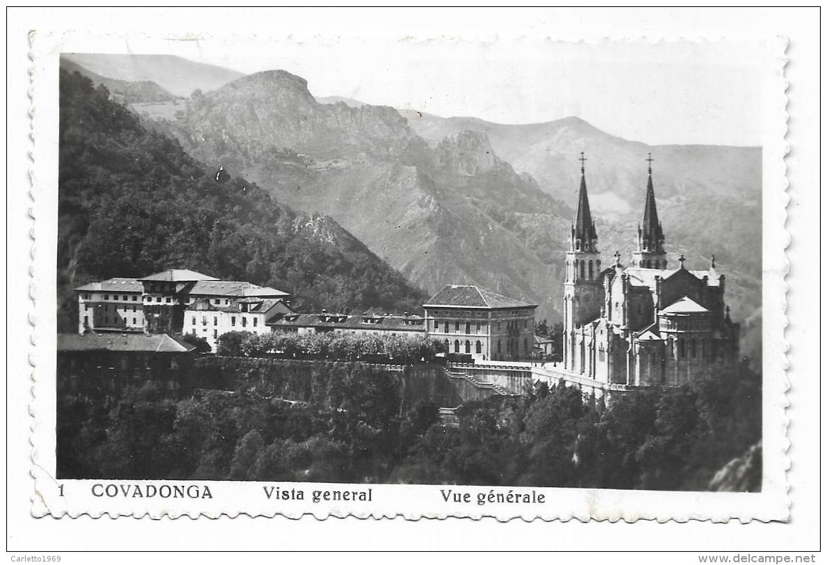 COVADONGA VUE GENERAL  VIAGGIATA  FP - Asturias (Oviedo)