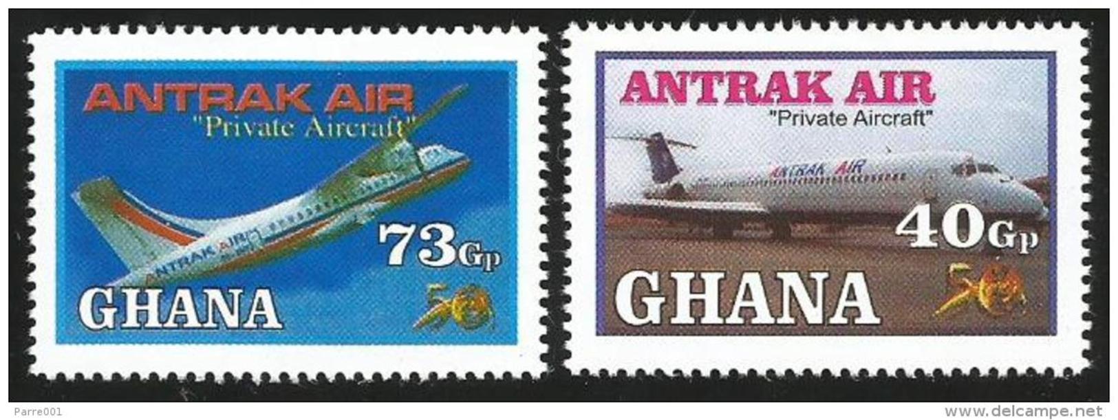 Ghana 2007 Antrak Air Private Aircraft MNH - Ghana (1957-...)