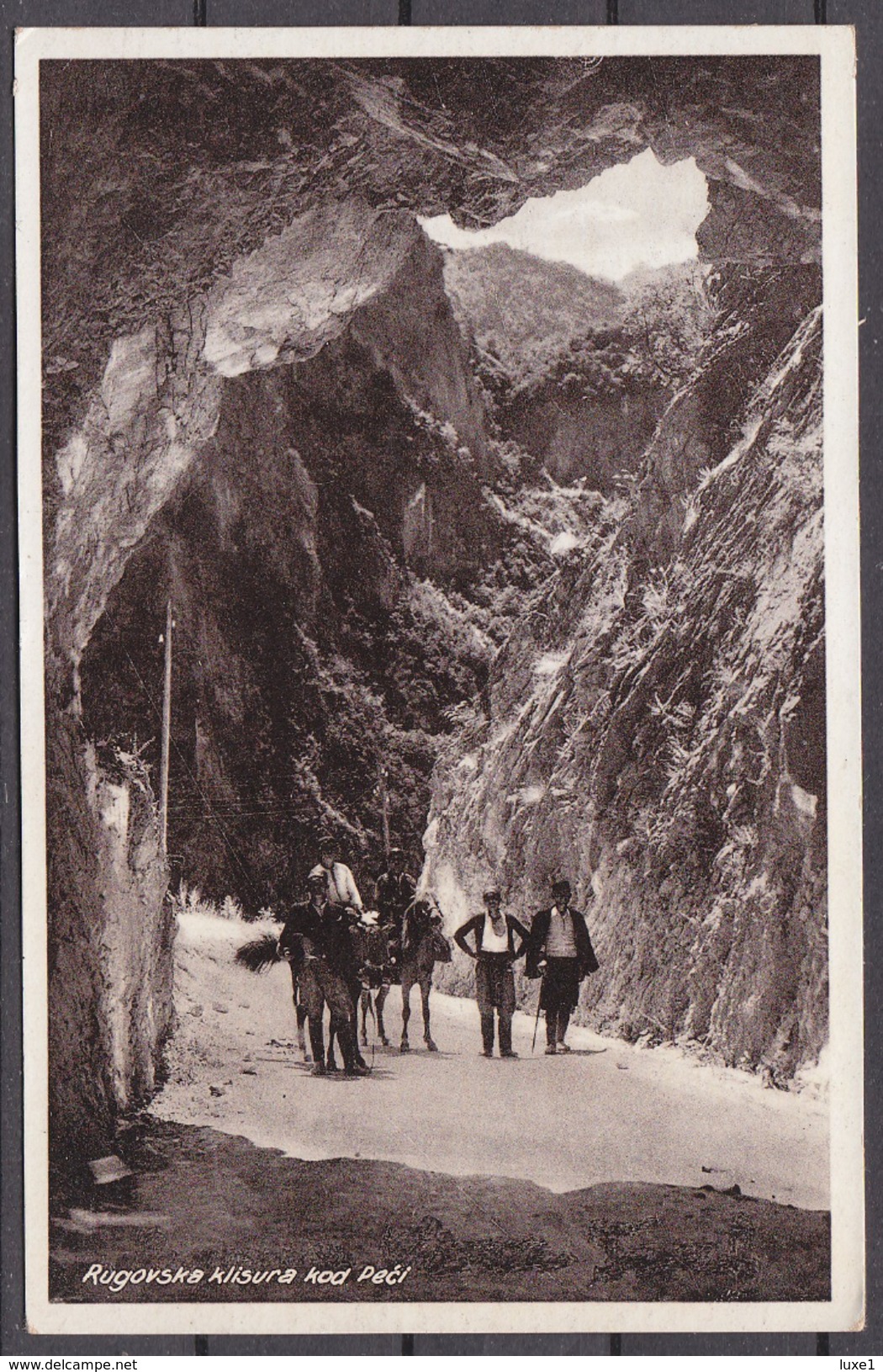 KOSOVO , PE&#x106;   , OLD POSTCARD - Kosovo