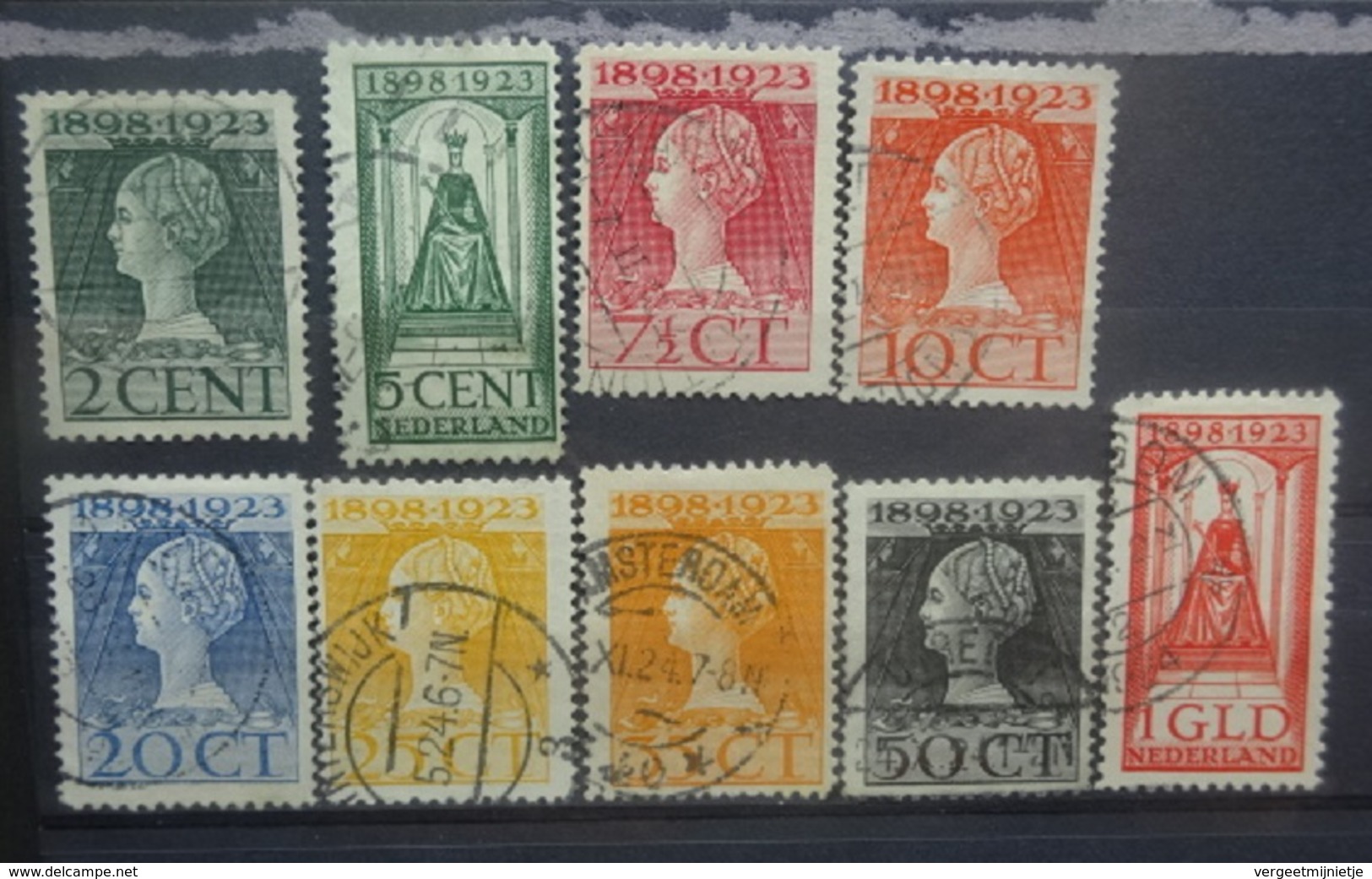 NEDERLAND    1923      Nr. 121 - 129     Gestempeld     CW  20,00 - Gebraucht