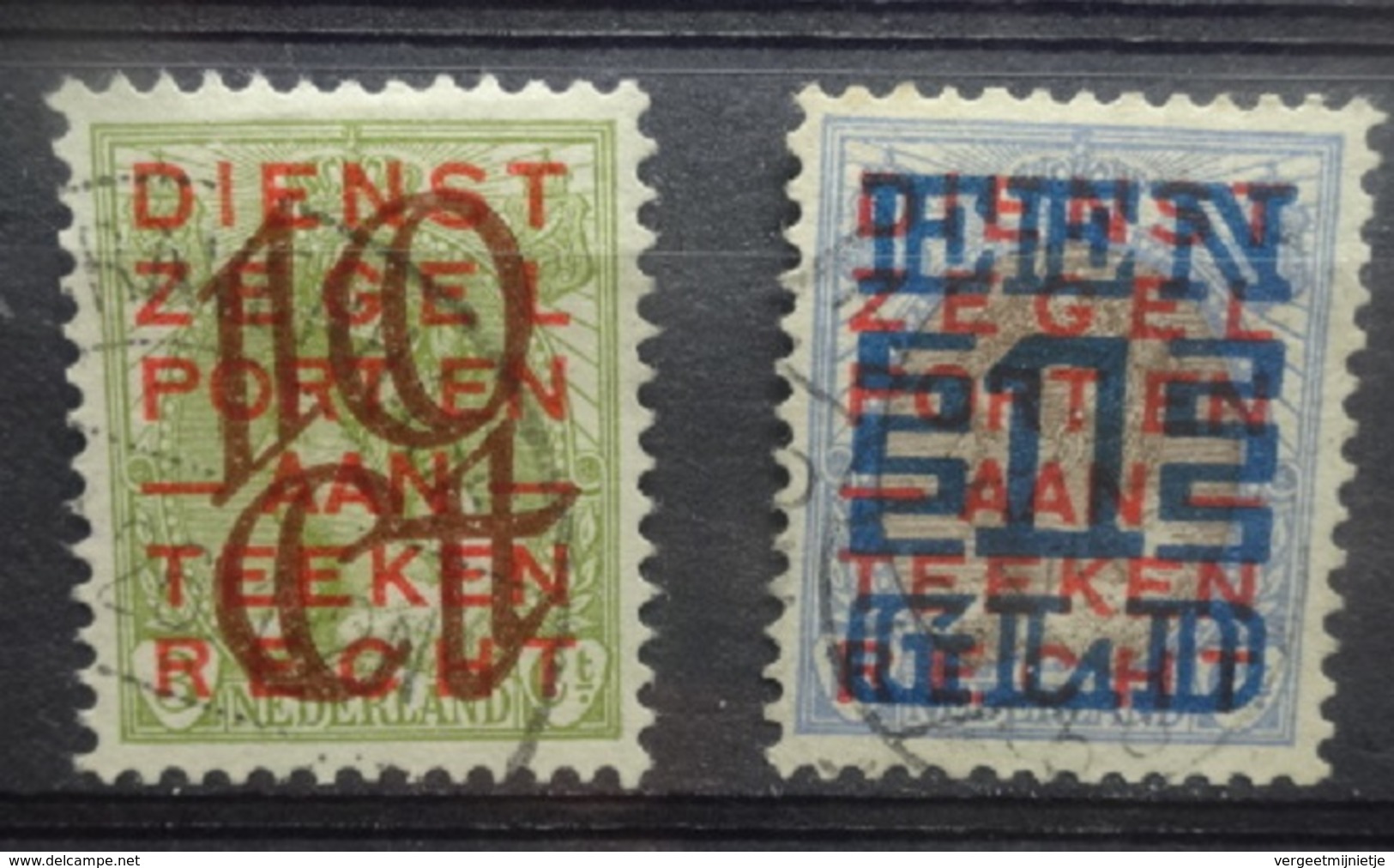 NEDERLAND    1923      Nr. 132 - 133     Gestempeld     CW  26,50 - Gebraucht