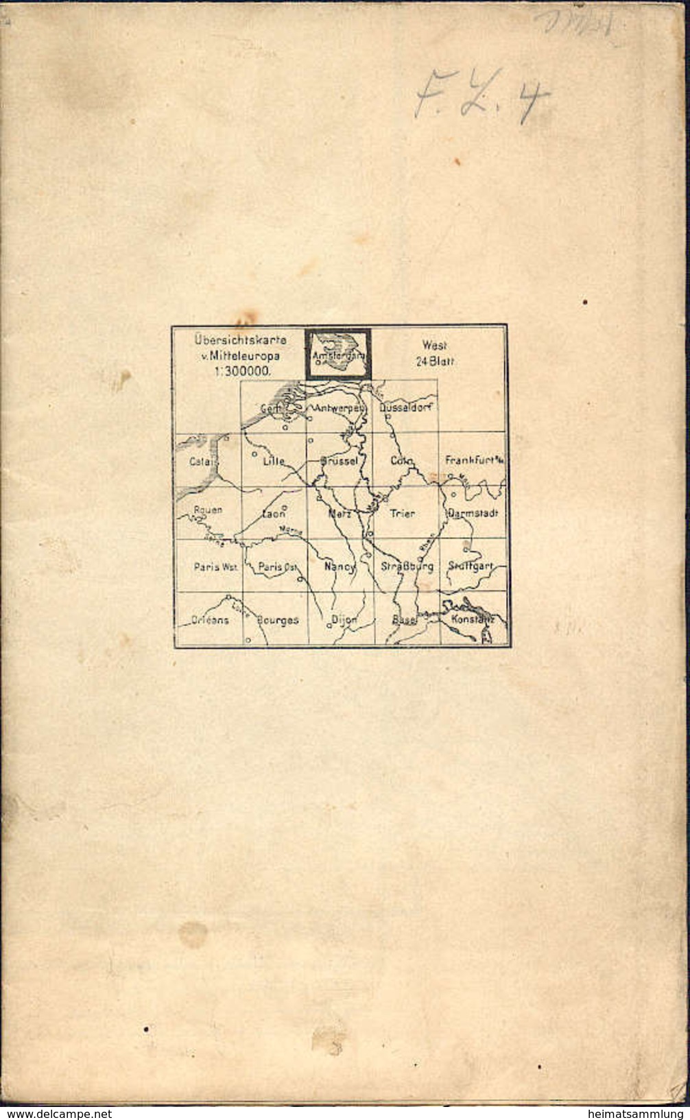 Niederlande - Übersichtskarte Von Mitteleuropa - Amsterdam - Mehrfarbenkarte 1:300000 - Herausgegeben Von Der Kartograph - Landkarten