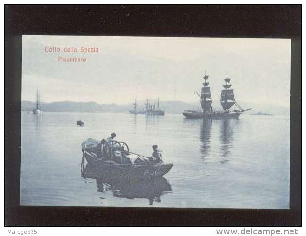 Golfo Della Spezia Palombaro édit. Cartoleria Milano N° 30455 Scaphandrier Bateau - La Spezia