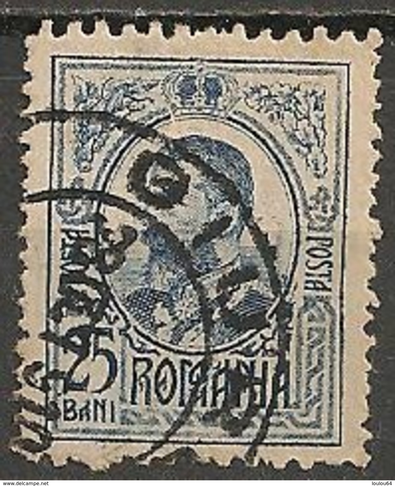 Timbres - Roumanie - 1908 - 25 B - N° 210 - - Gebraucht