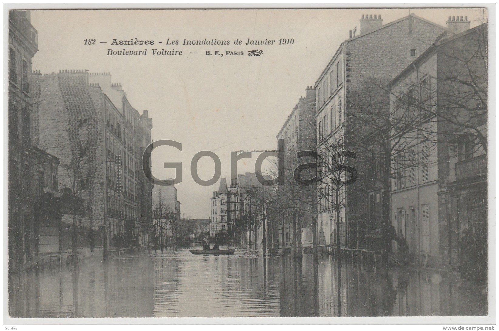 France - Asnieres - Les Inondations De Janiver 1910 - Arnières