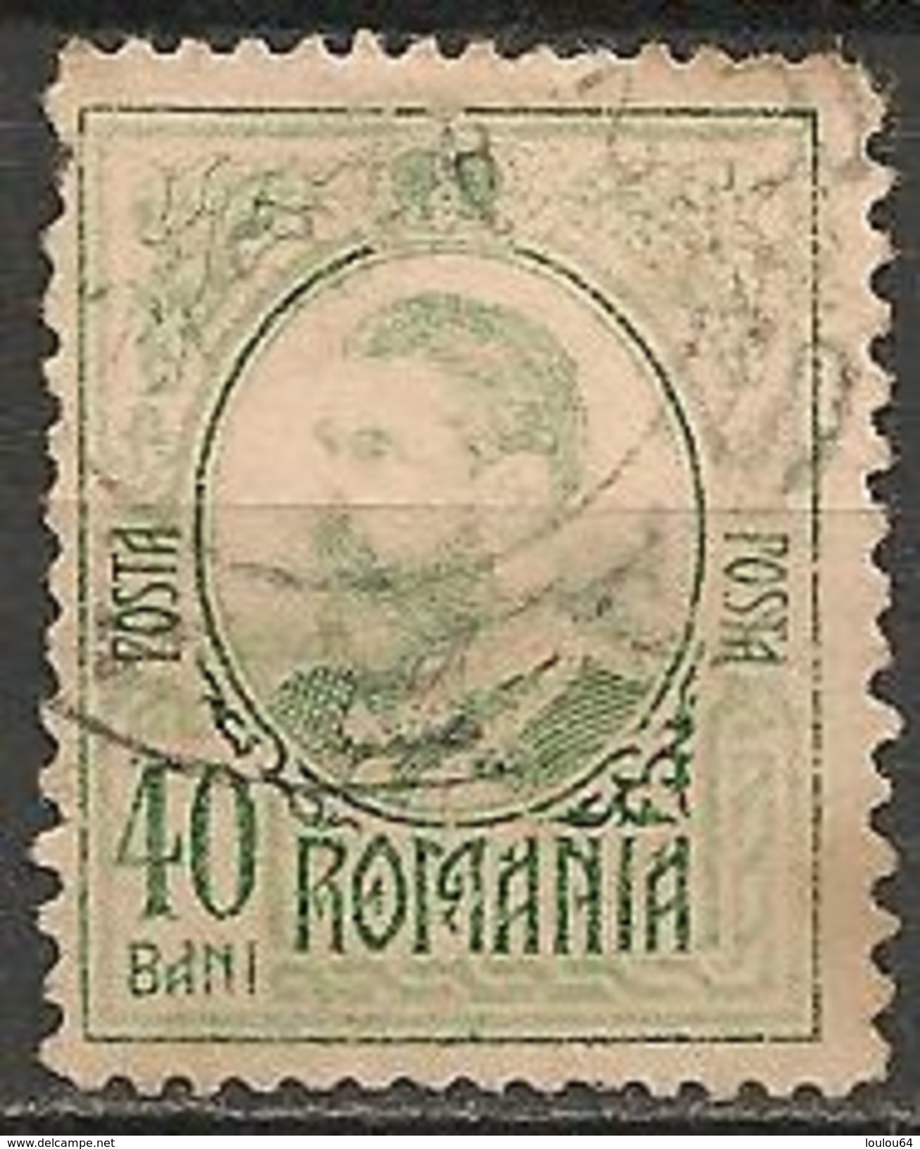 Timbres - Roumanie - 1908 - 40 B - N° 212 - - Gebraucht