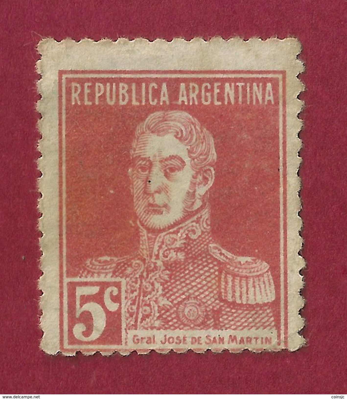 Argentina - 5 C - 1925 - Nuevos