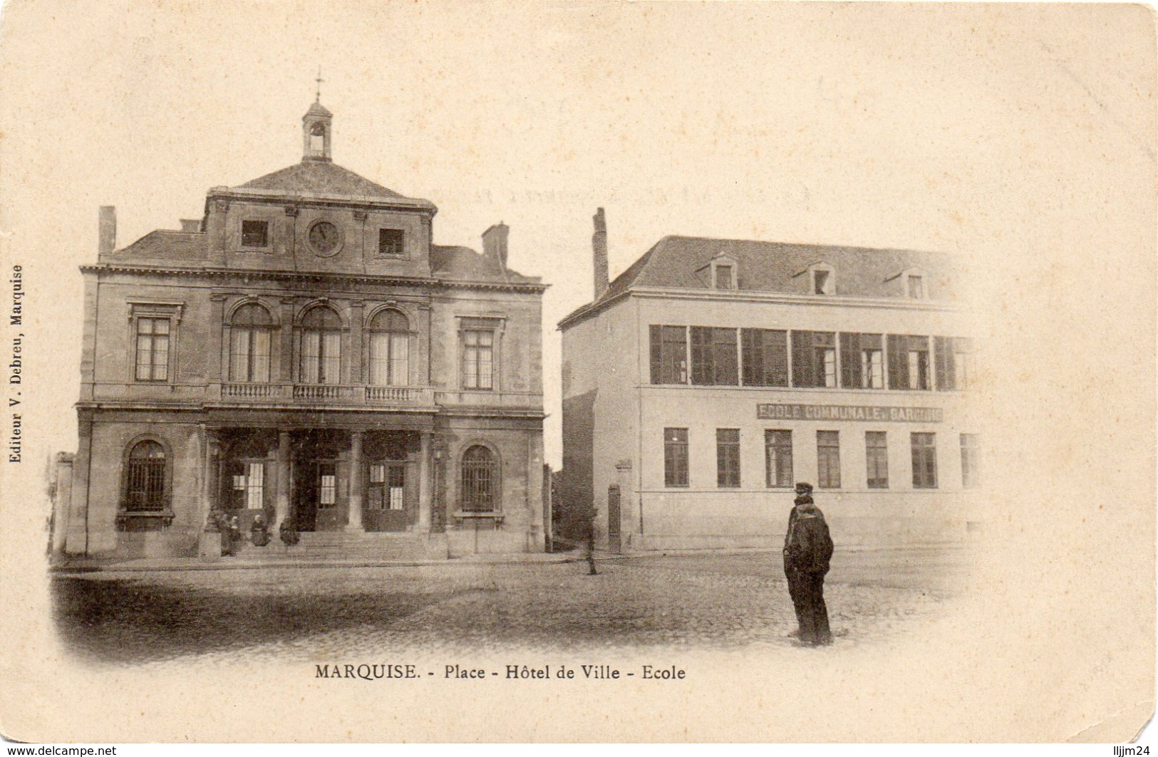 - MARQUISE - Place - Hotel De Ville - Ecole - Marquise