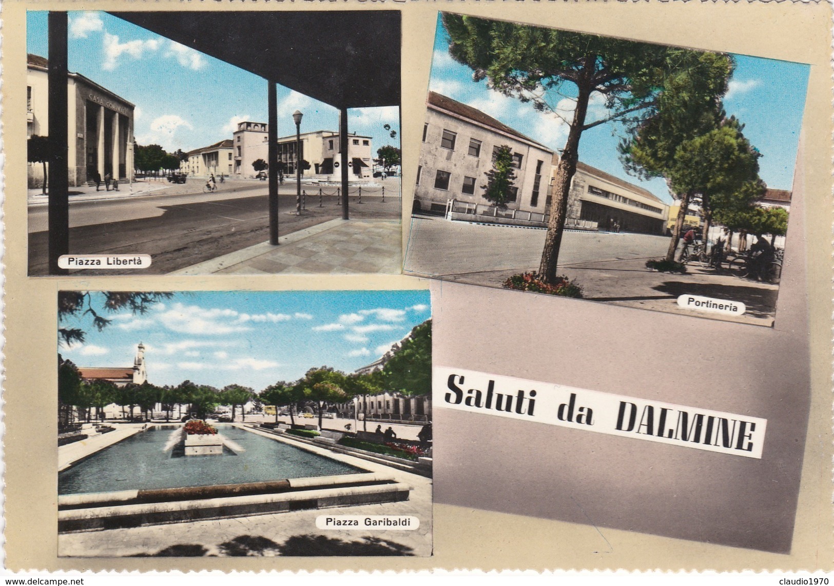 CARTOLINA - POSTCARD - BERGAMO -  SALUTI DA DALMINE - Bergamo