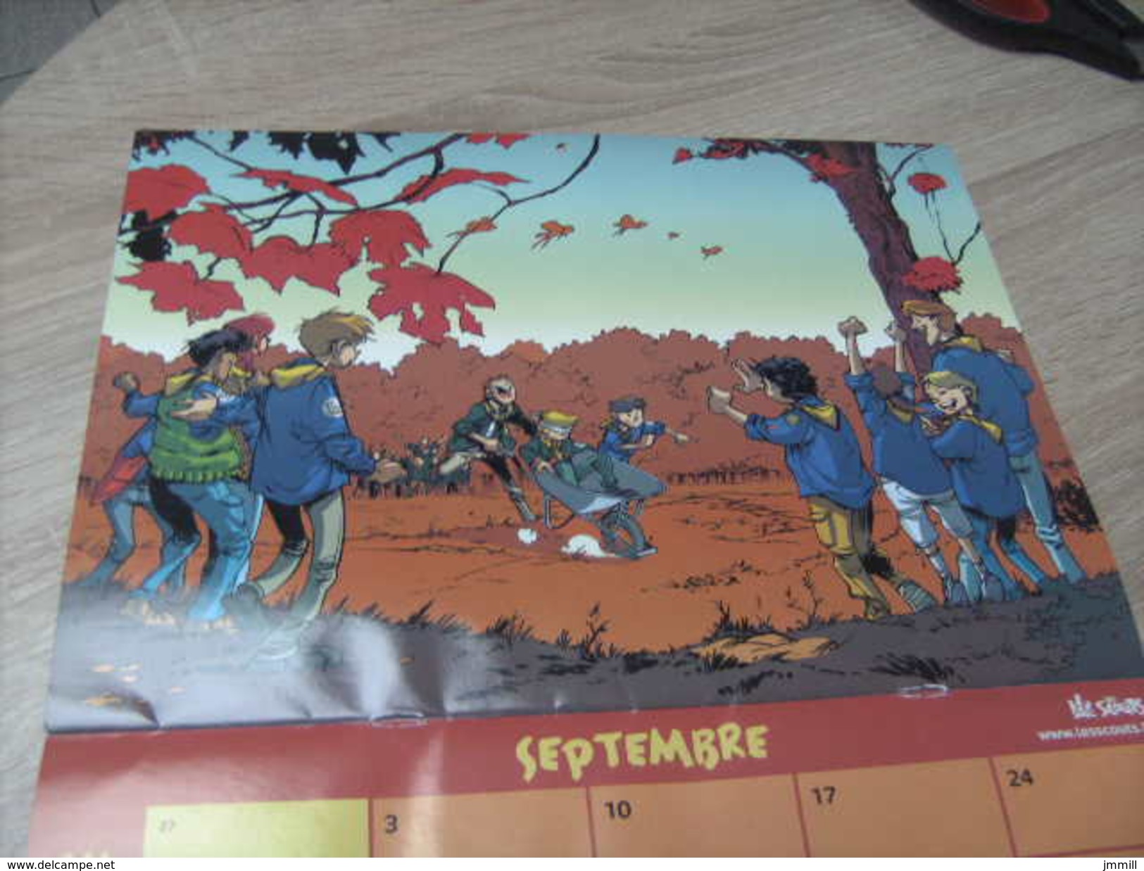 Calendrier Scout De Belgique Année 2012 : Illustrations De Munuera - Agendas & Calendarios