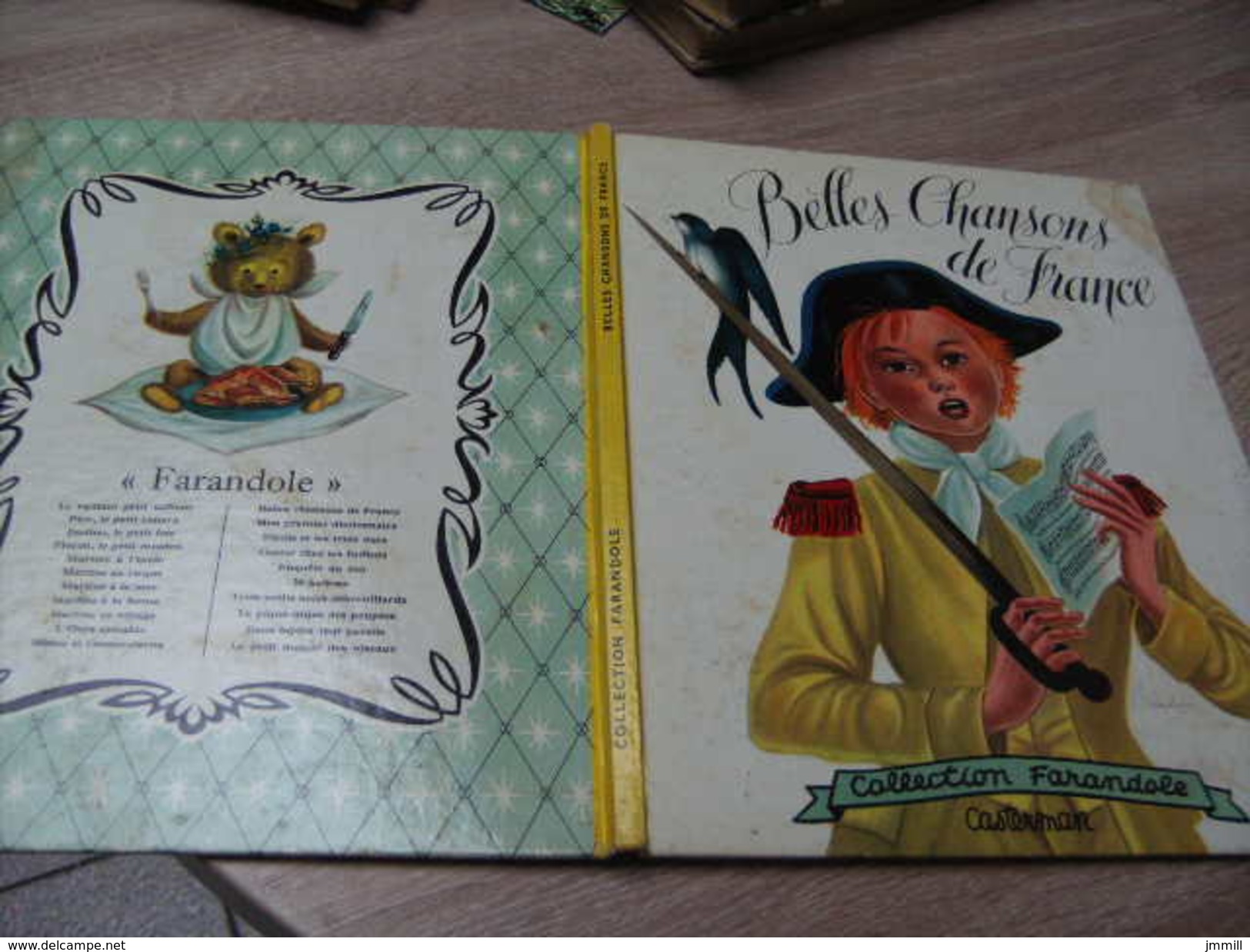 Ancienne Edition Collection Farandole Belles Chansons De France Enfantina - Casterman