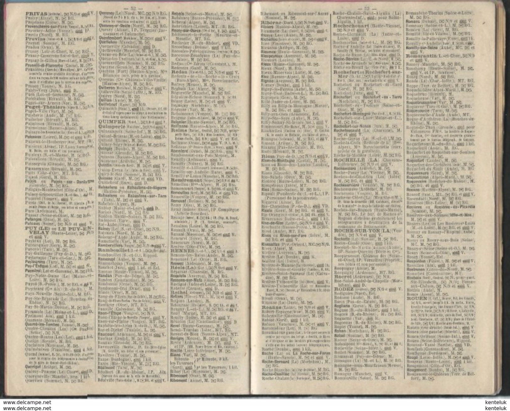 RARE-INDICATEUR DES TELEGRAPHES 1899 (85 PAGES) - Altri