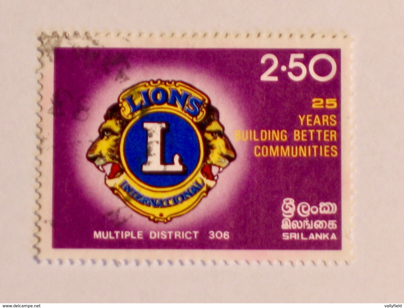 SRI LANKA  1983   LOT# 21  LIONS CLUB - Sri Lanka (Ceylan) (1948-...)