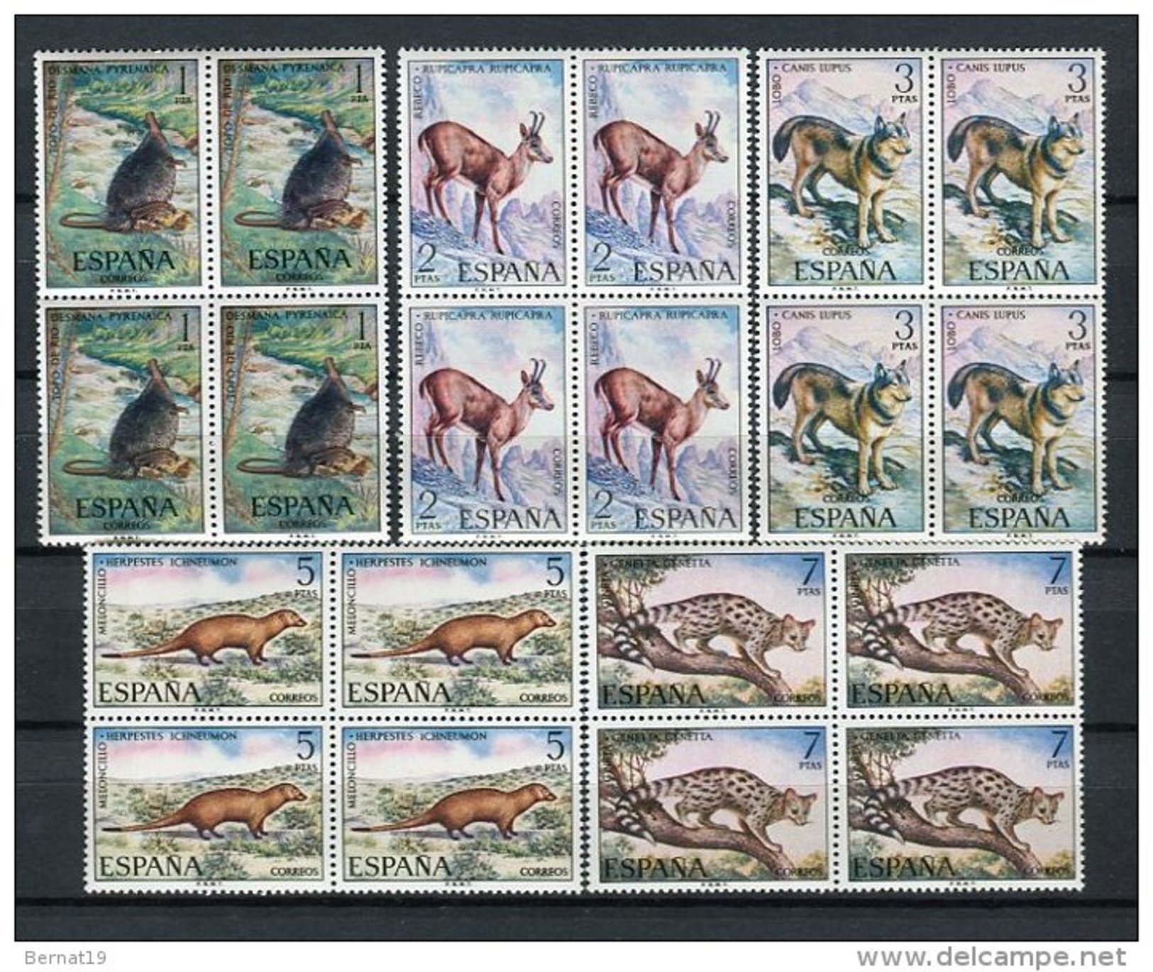España 1972. Edifil 2102-06 X 4 ** MNH. - Unused Stamps