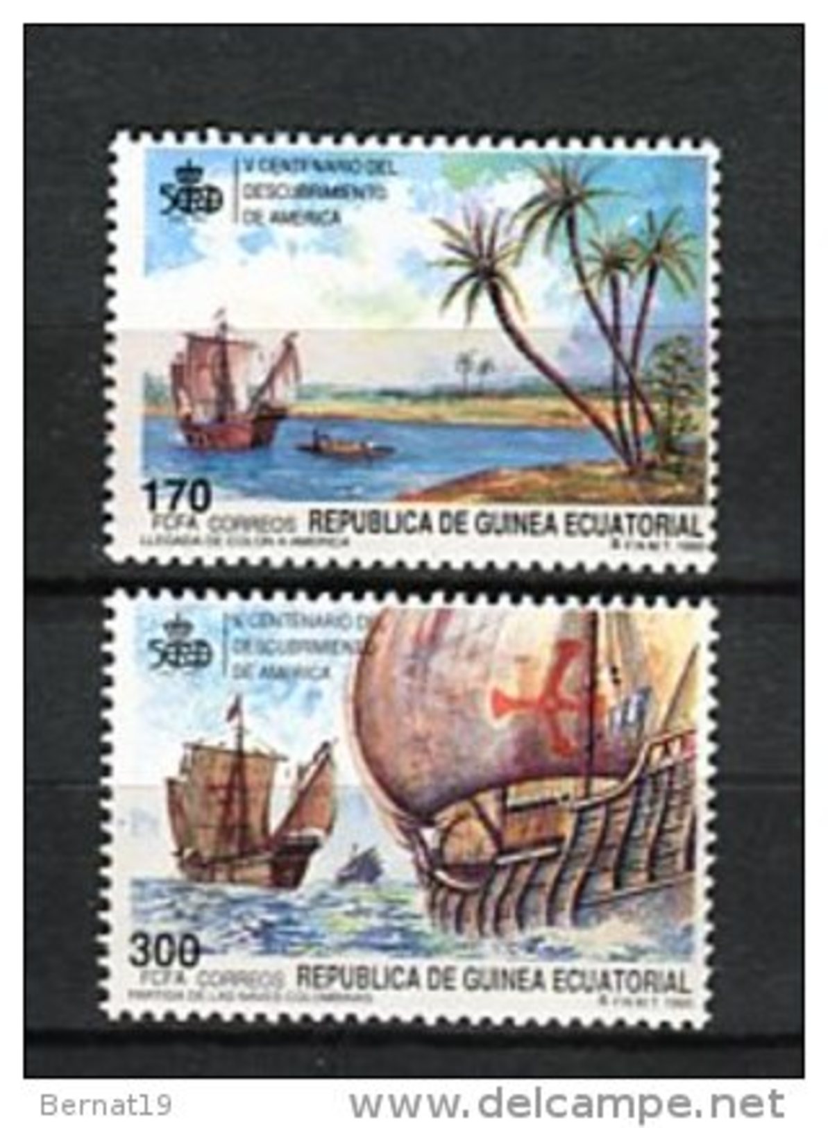 Guinea Ecuatorial 1990. Edifil 129-30 ** MNH - Äquatorial-Guinea