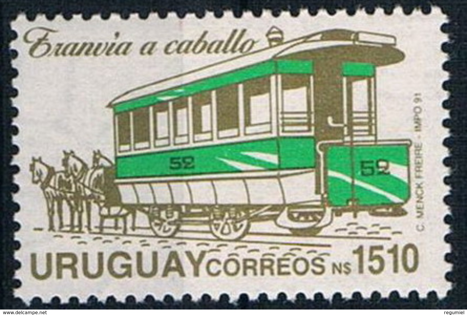 Uruguay 1397 ** MNH. 1991 - Uruguay