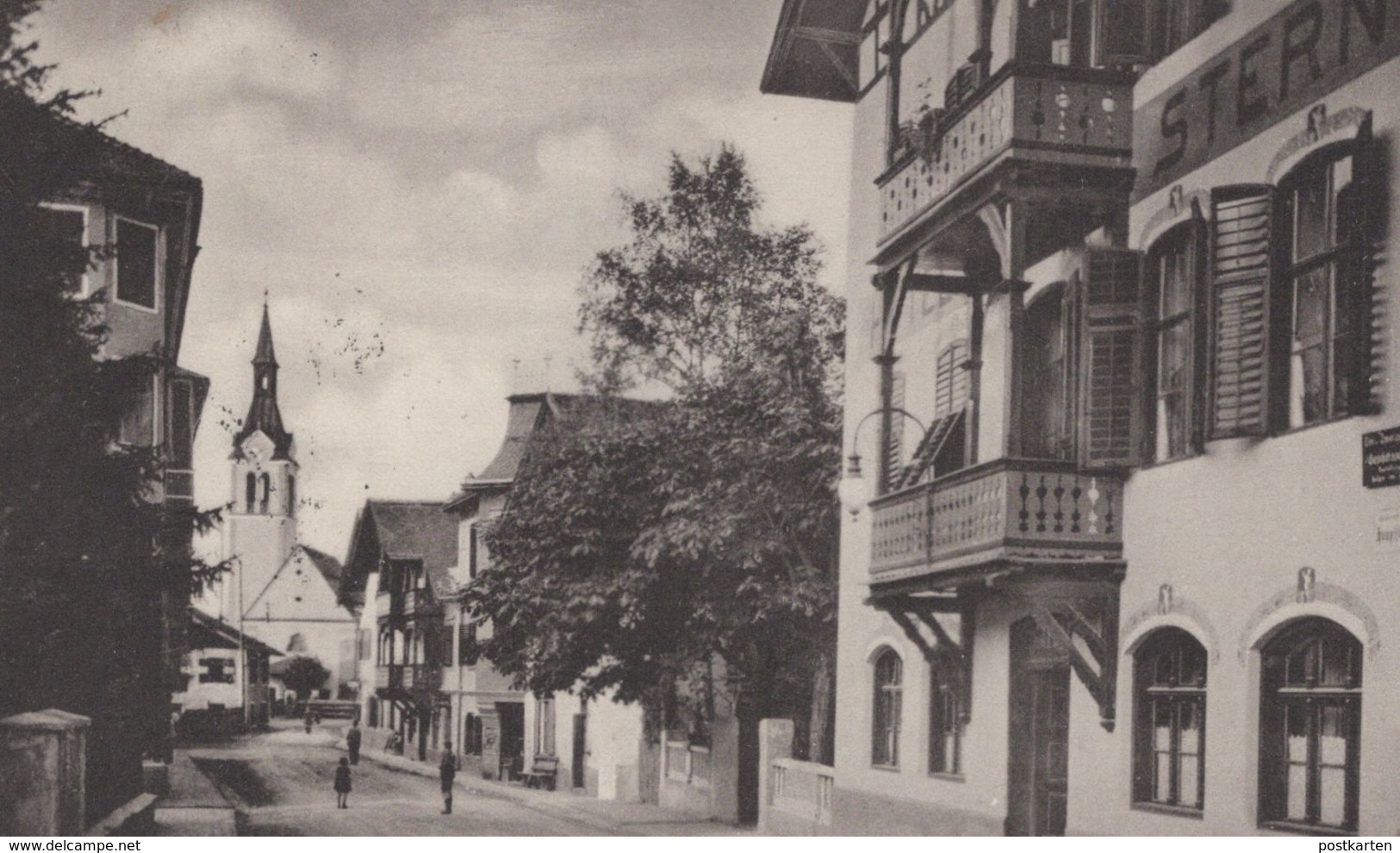ALTE POSTKARTE IGLS HOTEL STERN TIROL ÖSTERREICH 1927 Cpa Ansichtskarte Postcard AK - Igls