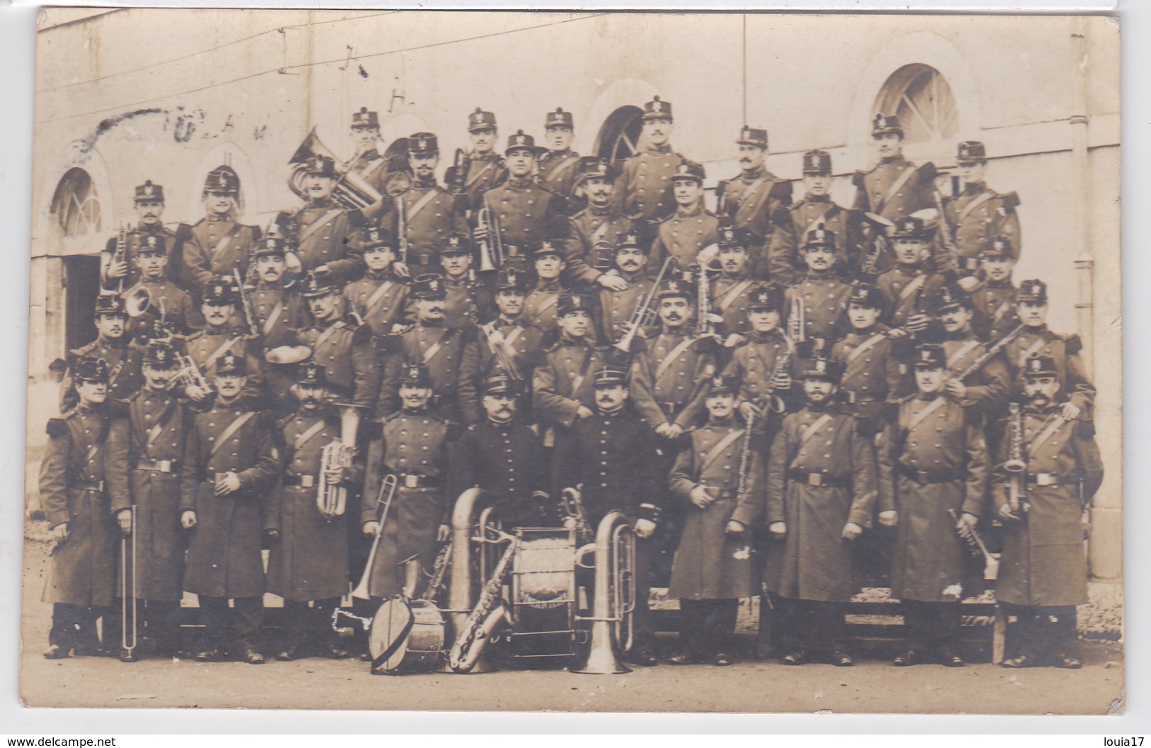 Carte Photo - Pau - Fanfare 18 ème Régiment D'infanterie - Regimente