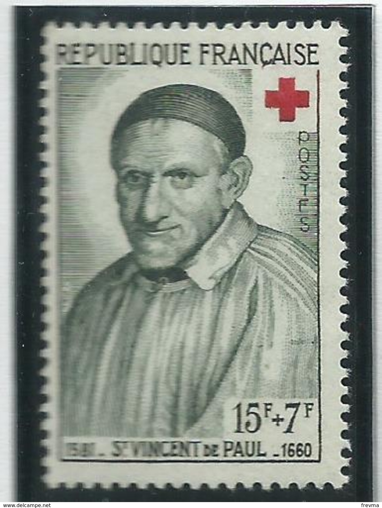 Timbre France Neuf ** N° 1187-88 - Red Cross