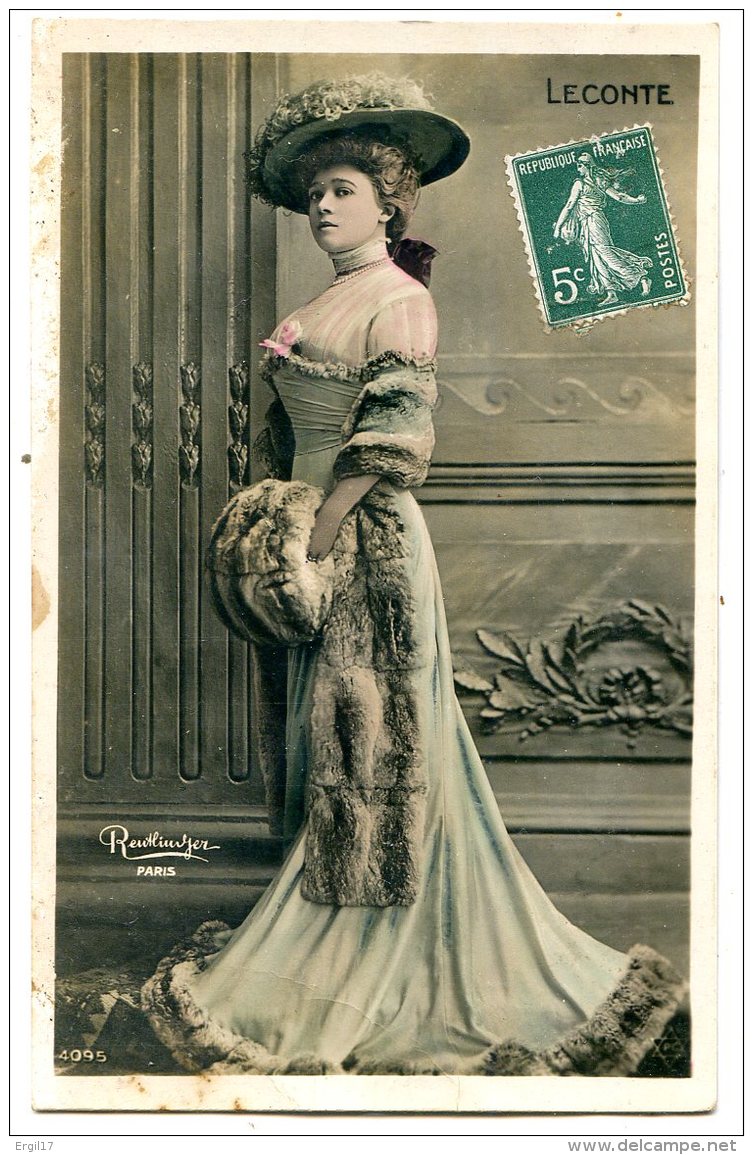 REUTLINGER - Marie LECONTE (Anne-Marie Lacombe) 1874-1947 - Comédienne - Comédie-Française En 1897 - Théâtre