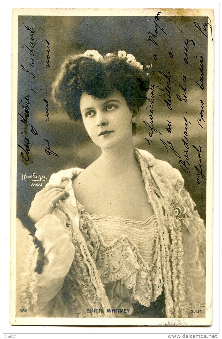 REUTLINGER - Edith WHITNEY - En France, S'est Produite Au Moulin Rouge - Artistes