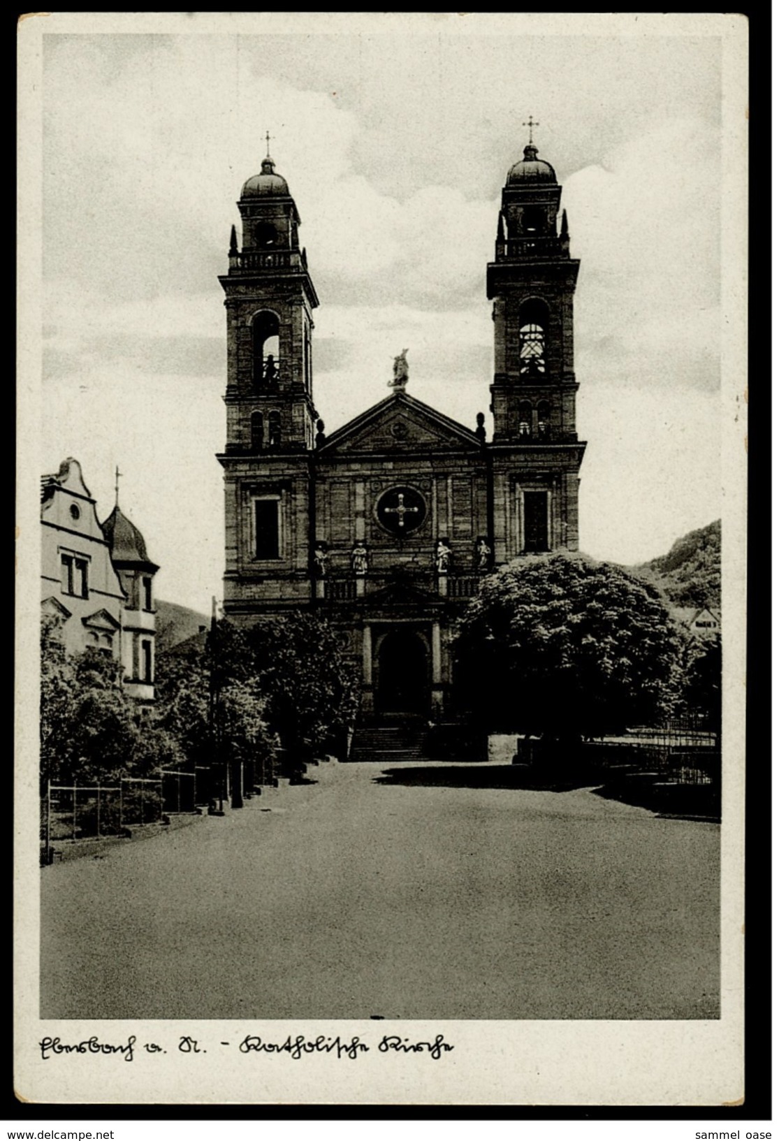 Eberbach / Neckar  -  Katholische Kirche  -  Ansichtskarte Ca.1940    (3095) - Eberbach