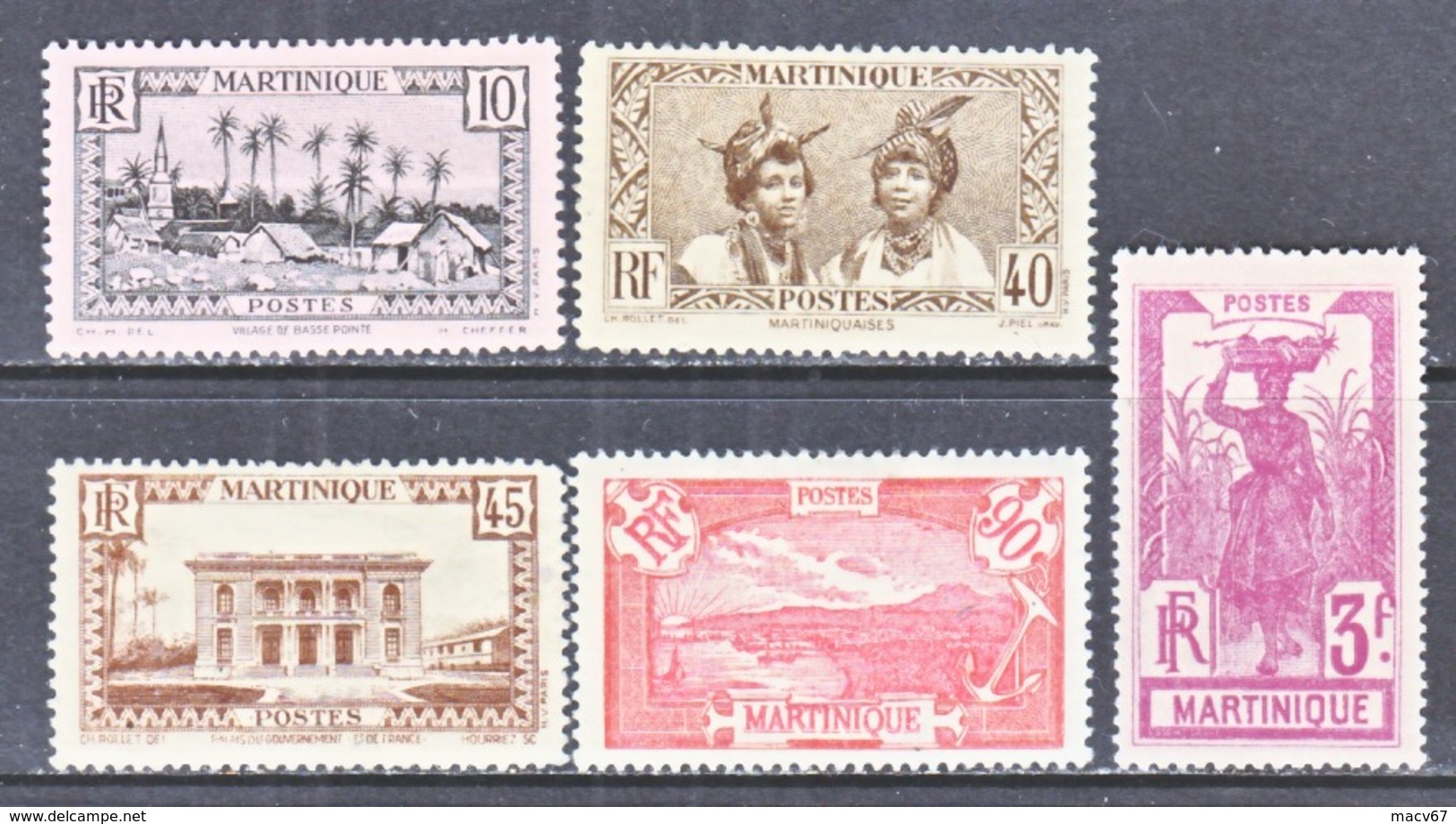 MARTINIQUE  138 +  * - Unused Stamps