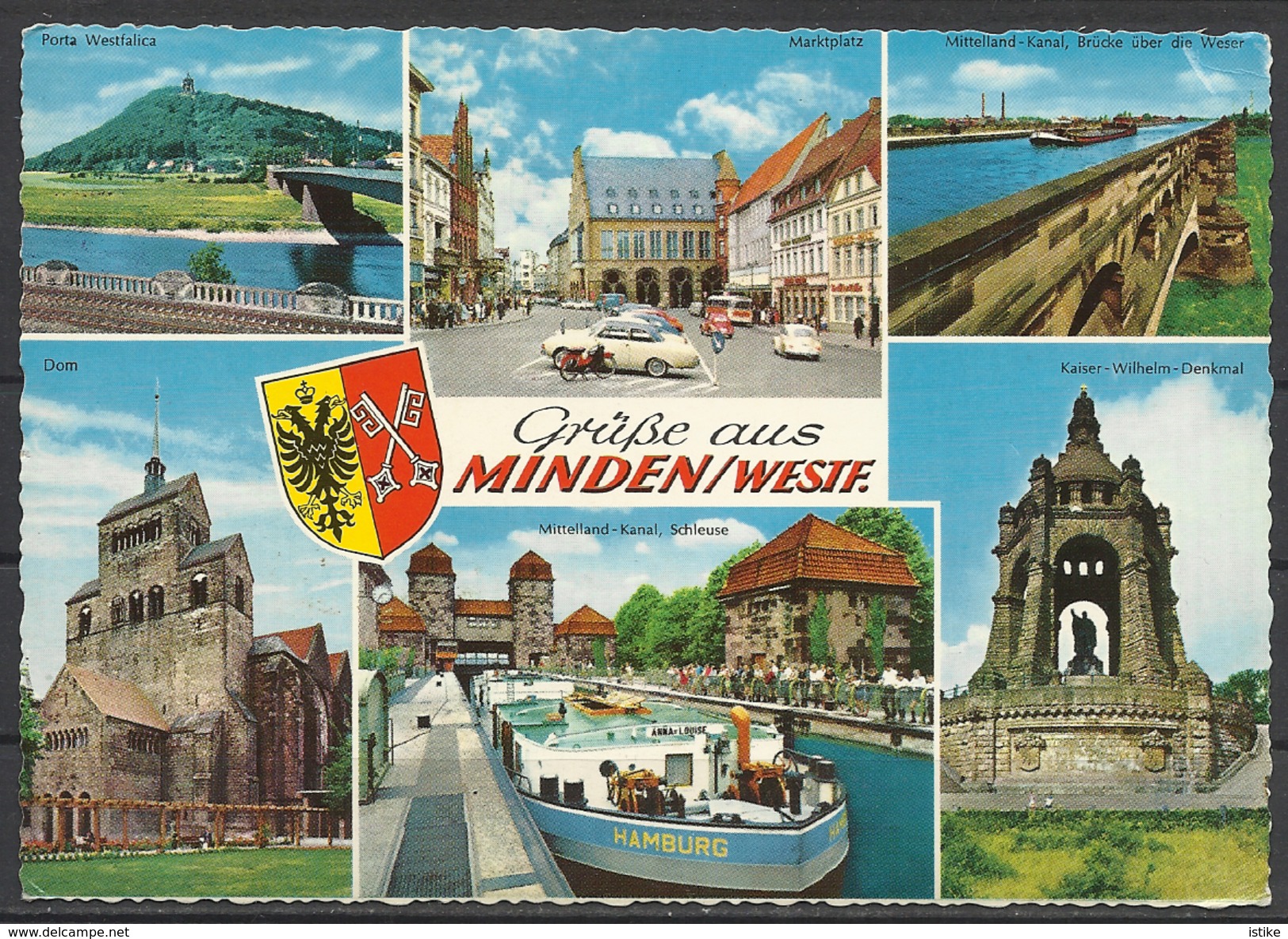 Germany ,Minden, Multi View, Posted From France, 1993. - Minden