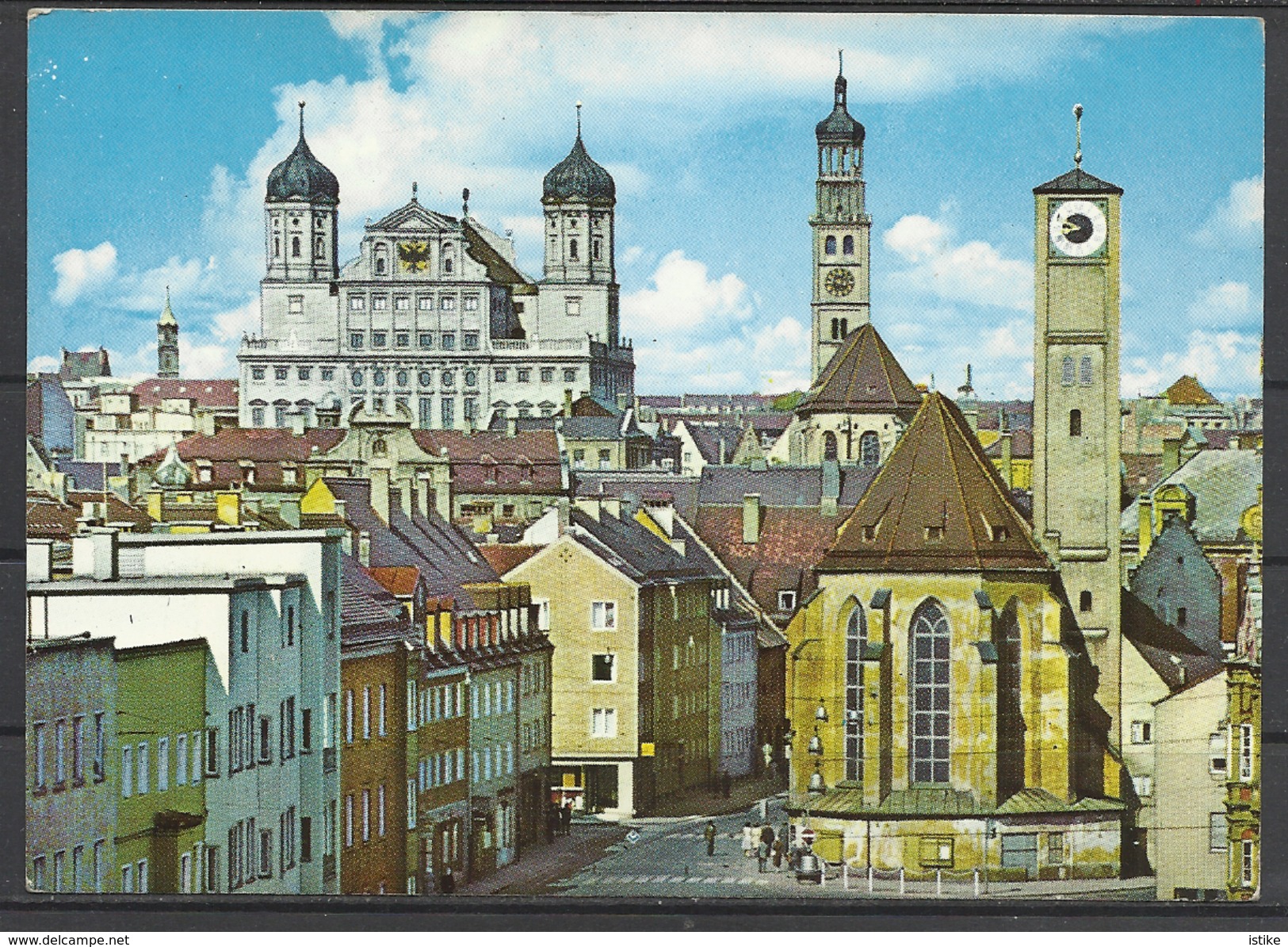 Germany, Augsburg, Church Of James, City Hall, Perlach Tower. - Minden