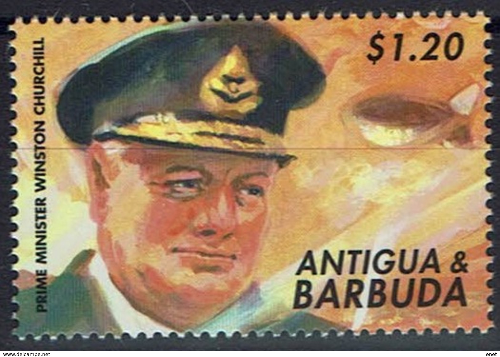 Antigua Und Barbuda 2000 - MiNr 3328 - Winston Spencer Churchill - Antigua Und Barbuda (1981-...)