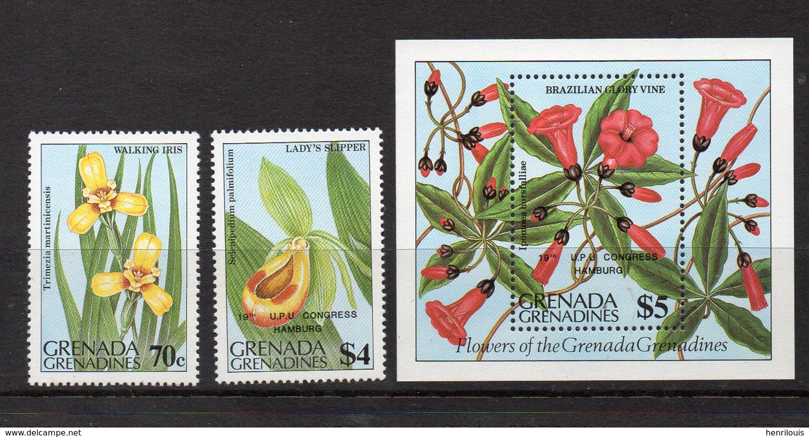 GRENADE - GRENADINES Timbres Neufs **  De 1984  ( Ref 4787 ) Fleur - Orchidée - Grenada (1974-...)