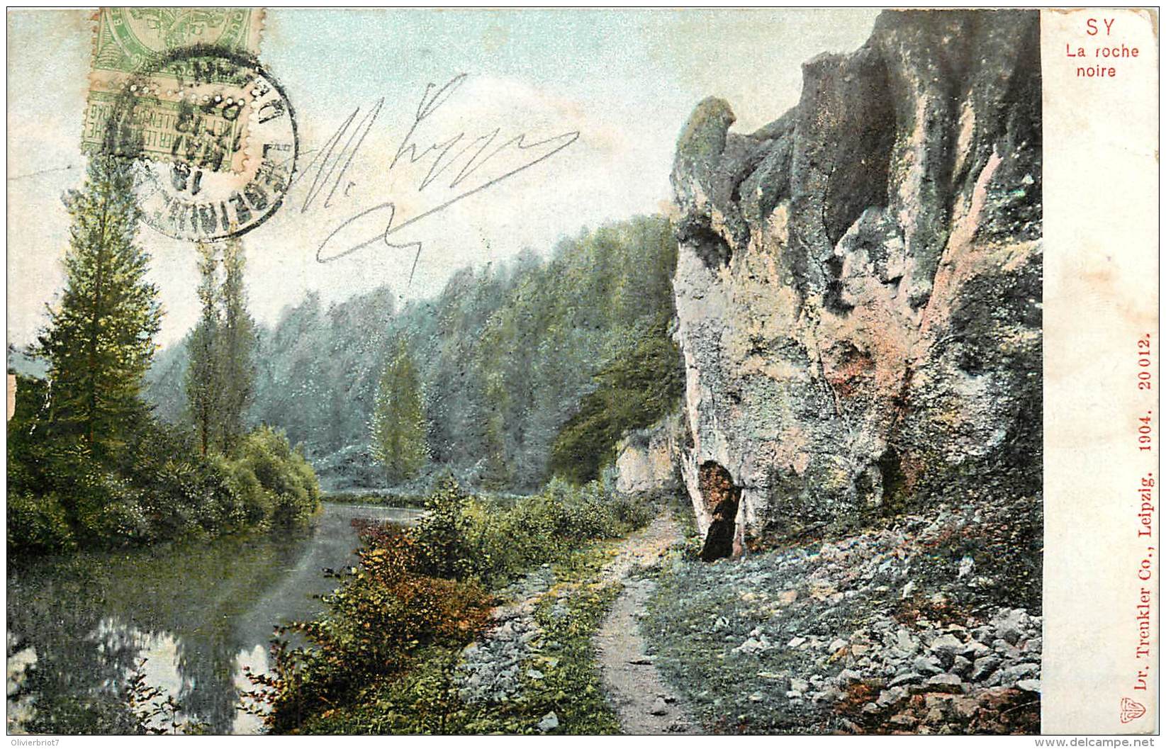 Ferrières - Sy - La Roche Noire - Edit D.T.C.  1904 - N° 20 012 - Ferrieres