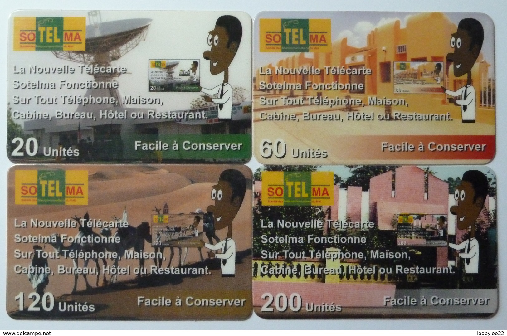 MALI - Remote Memory - MAL-R1 To 4 - RM Publicity - Used - Mali