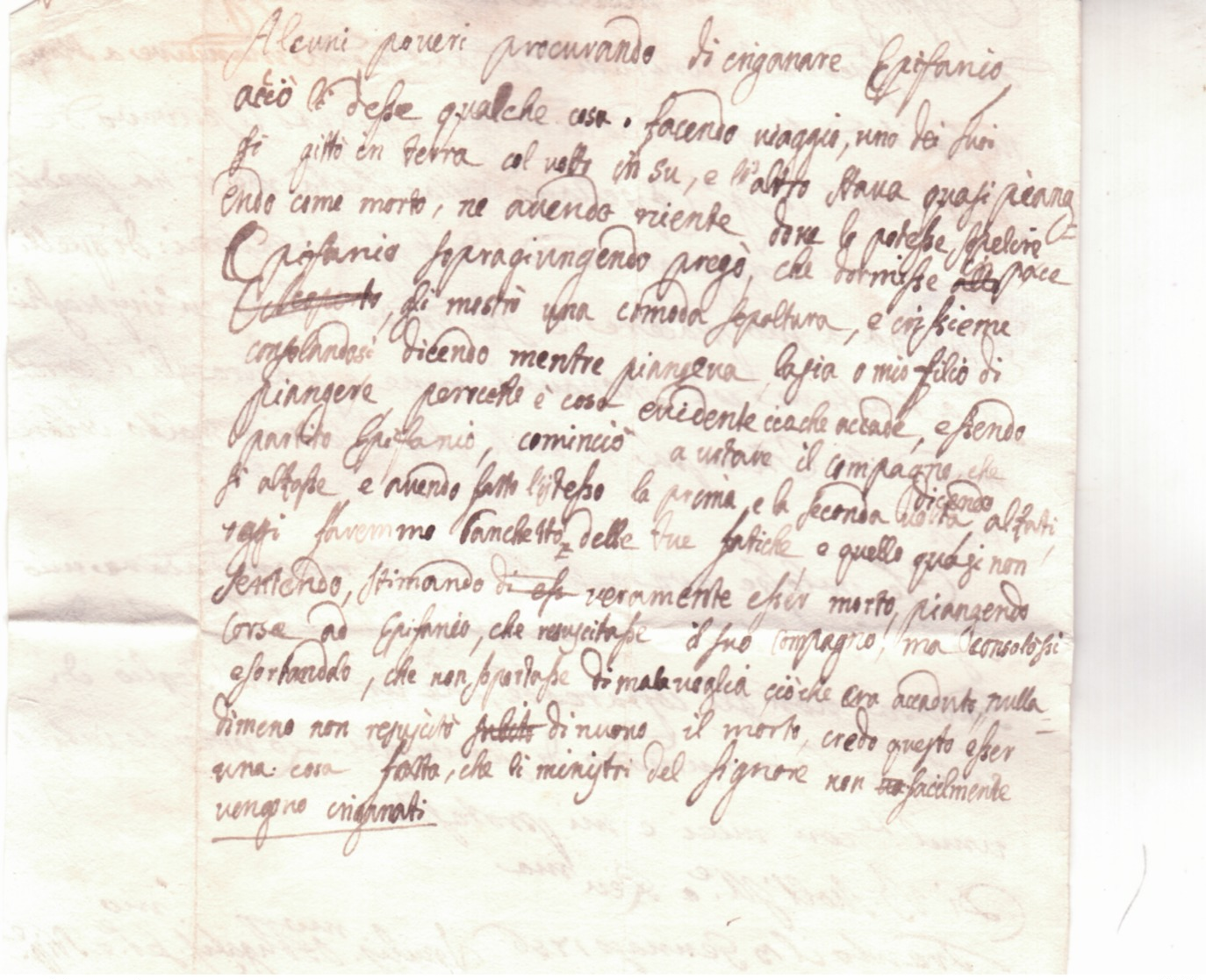 Lettera Da Trento Ad Almezzago (val Di Non) 1756  E665 - ...-1850 Prefilatelia