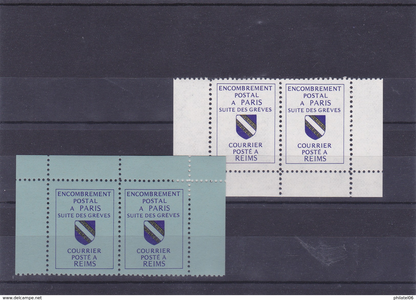 FRANCE  TIMBRES DE GREVE REIMS  MNH**  MAURY 64 EUROS - Other & Unclassified