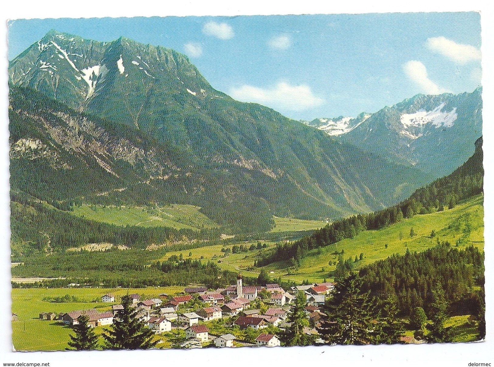 CPSM Lechtal Tyrol Tirol Autriche Ostereich Vorderhornbach éditeur Franz Milz Reutte N° 206/583  écrite Timbrée 1984 - Lechtal