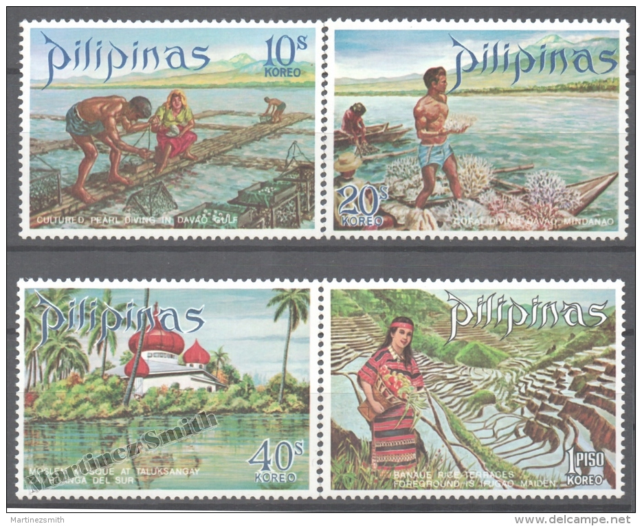 Philippines - Filipinas 1971 Yvert 814-17, Tourism - MNH - Philippines